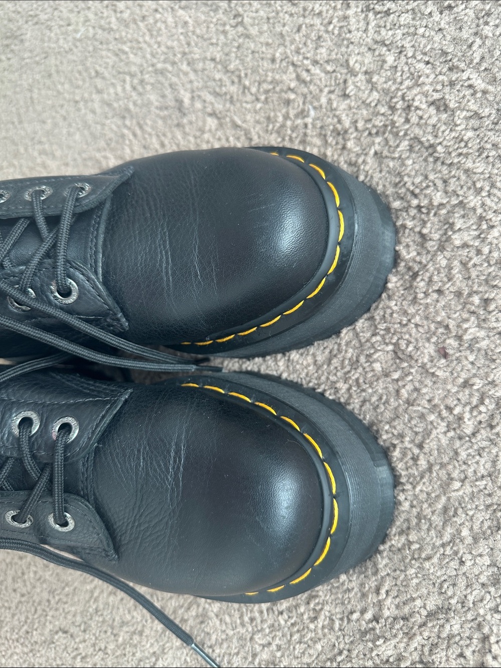 Dr. Martens Black Pascal Max Lace-Up Platform Boots - Picture 6 of 6